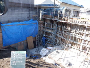 ブルーシート養生